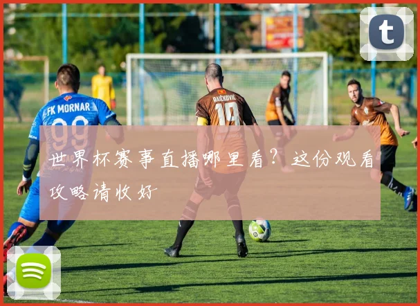 世界杯赛事直播哪里看？这份观看攻略请收好