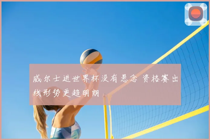 威尔士进世界杯没有悬念 资格赛出线形势更趋明朗